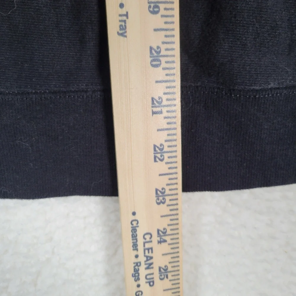 Champion Reverse Weave Sweatshirt Mens Size M Black fleece lined Crewneck Logo - Picture 2 of 9